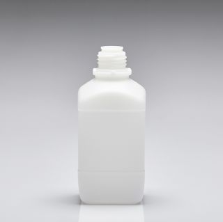 500 ml Botellas de cuello estrecho PE transparentes DIN32E