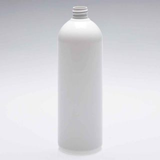 1000 ml Bouteilles PET rondes blanc 28/410