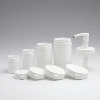 155 ml HDPE frasco farmacéutico blanco