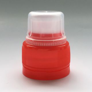 Drinking cap with first opening guarantee red PCO28 / 1881 - Closures