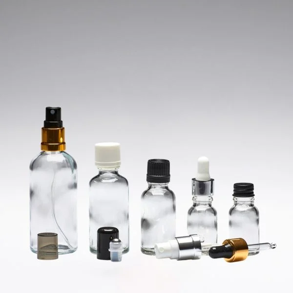 15 ml Glasflaschen transparent DIN18